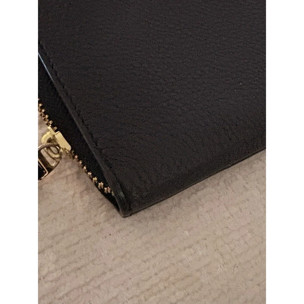Tory Burch Wristlet Britten Large Zip Pouch 145372 Black